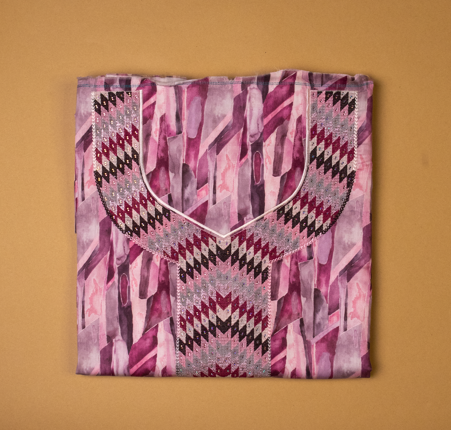 Pink Chevron