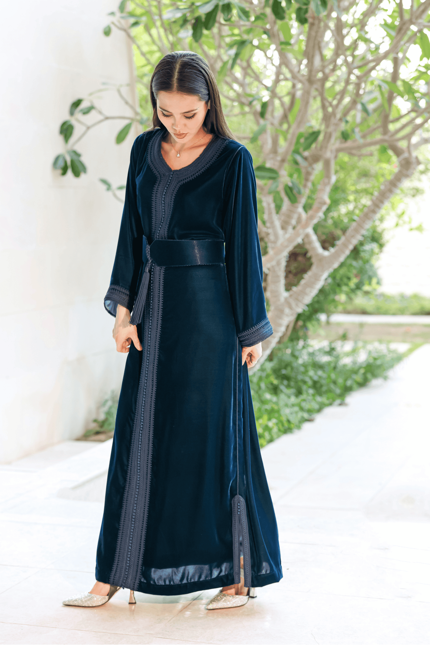 Velvet Turquoise & Blue