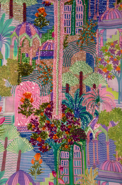 Pink Courtyard