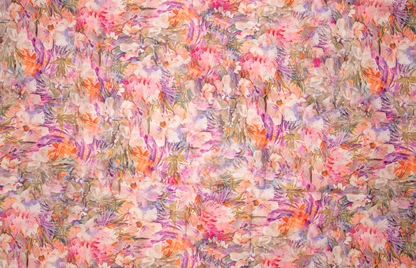 Pink Garden Watercolor