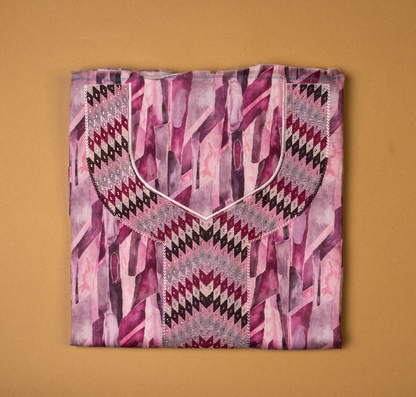 Pink Chevron