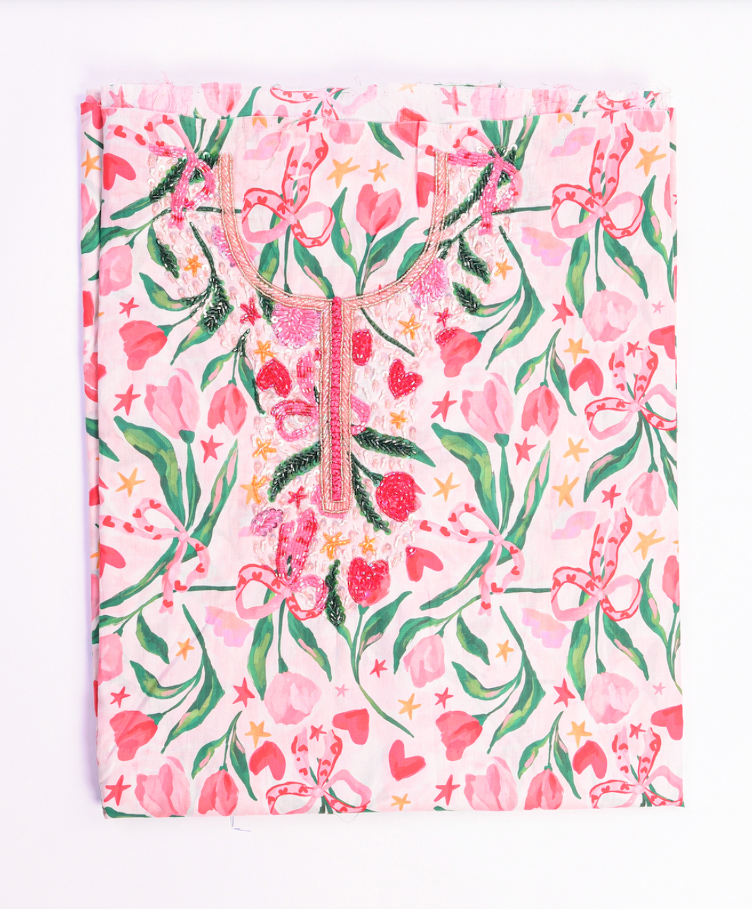 Tulip Heart Bows Baby (Age 2-5)