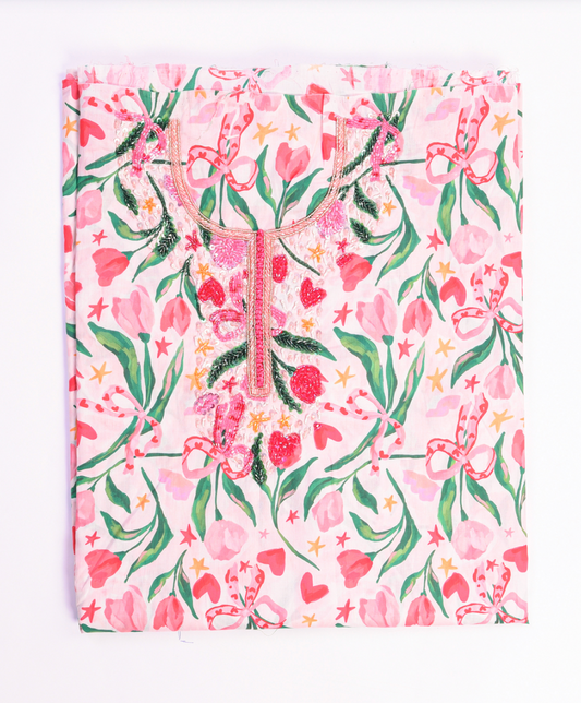 Tulip Heart Bows Baby (Age 2-5)