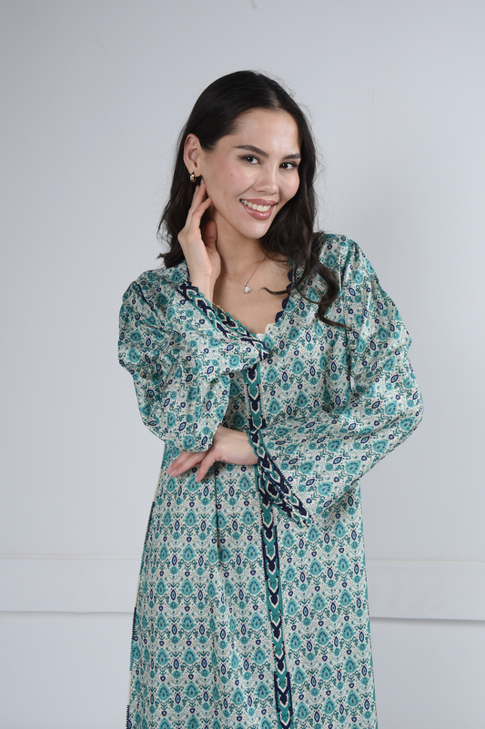 Tribal Turquoise Green